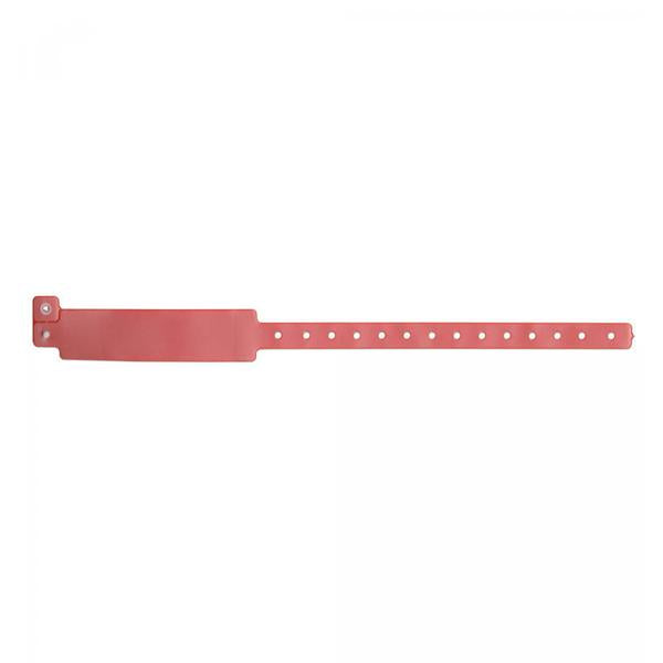 Wristband Identification Veri Color Vinyl Red Adult 500/Bx